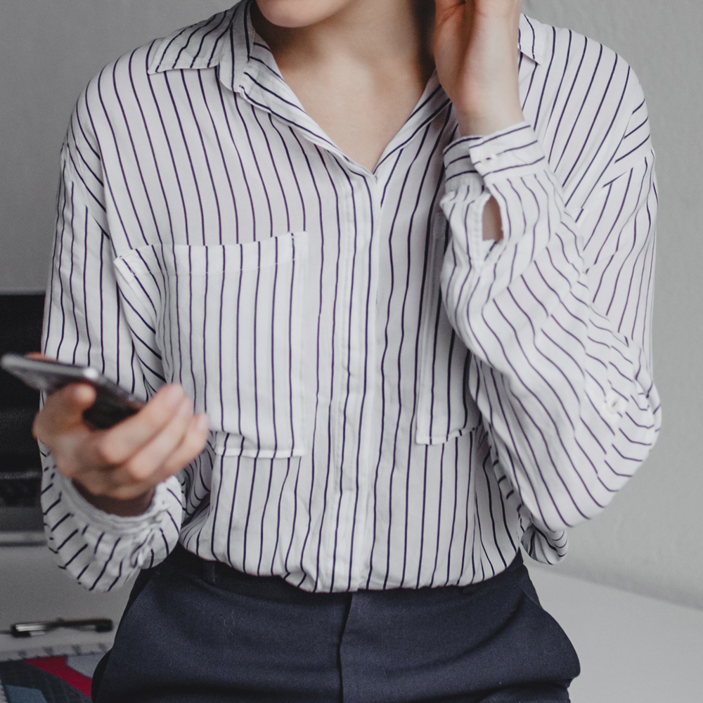 여성 오피스셔츠